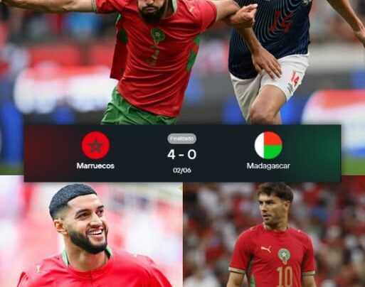 Morocco defeats Madagascar 4-0 in Rabat in final home send-off ahead of the 2026 World Cup.