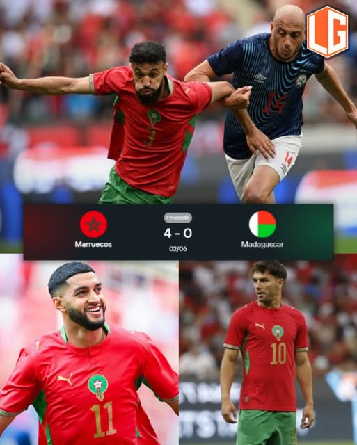 Noussair Mazraoui Delivers Standout Performance as Morocco Cruise Past Madagascar 4-0