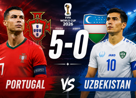 Portugal Thrash Uzbekistan 5-0