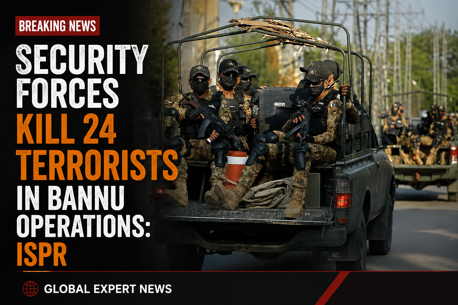 Pakistan Intensifies Counterterrorism Operations After 24 Militants Killed in Intelligence-Based Raids
