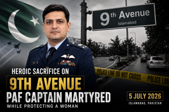 Heroic PAF Group Captain Asim Tariq Martyred on 9th Avenue Islamabad