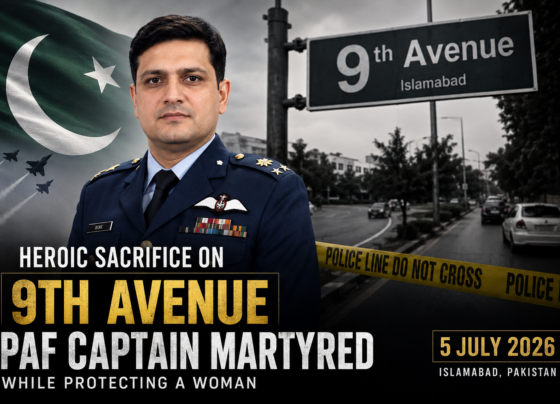 Heroic PAF Group Captain Asim Tariq Martyred on 9th Avenue Islamabad