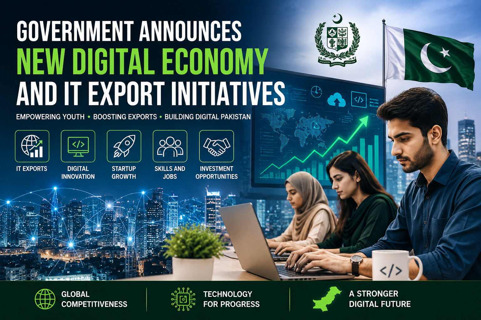 In Pakistan Government Announces New Digital Economy and IT Export Initiatives