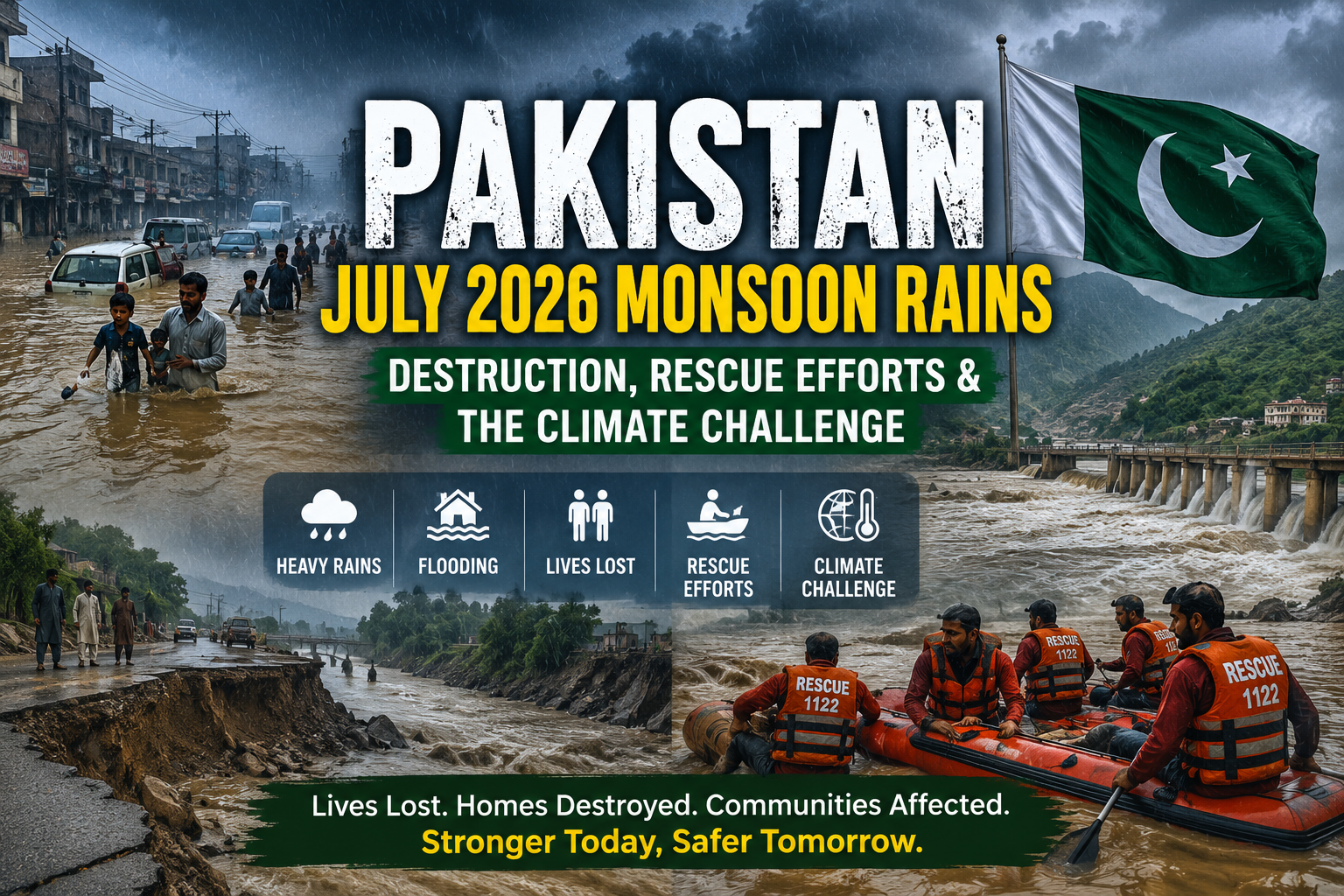 Pakistan’s July 2026 Monsoon Rains: Destruction, Rescue Efforts, and the Growing Climate Challenge
